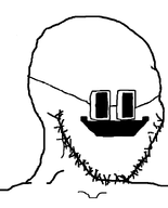 eyes glasses open_mouth series:fusionjaks smile stubble transparent_background variant:floweyjak variant:soyak // 644x800 // 10.6KB