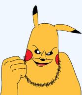 arm bald black_sclera cartoon ear evil eyes fist full_head hand head mouth mouth_open no_glasses nose open_mouth pikachu pokemon smile stubble syndrome_(the_incredibles) the_incredibles transparent_background variant:syndromejak villainous white_eyes yellow_skin // 940x1080 // 29.2KB