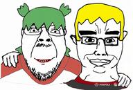 2soyjaks 4chan 4cuck animated anime ext=gif hailuo_ai hair kiss kissing meta:ai_generated meta:not_oc minimax nate soyteen variant:bernd variant:chudjak wholesome yotsoyba // 800x542 // 6.1MB