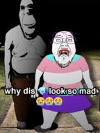artist:keys clothes confused disgusted emoticon gem meme rape shading shadow street subvariant:hornyson tranny trans troon troonella variant:bernd variant:cobson 😭 // 716x955 // 534.1KB