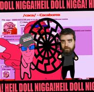 animated babyjak blacksun caca cacaborea doll_(user) glasses pink sonnenrad variant:feraljak variant:gapejak video // 500x490, 16.6s // 1.7MB