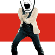 angry animated costa_rica country dance flag full_body gangnam_style glasses irl open_mouth soyjak stubble variant:cobson // 300x460 // 504.5KB