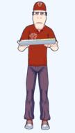 3d 3d_model animated artist:Gemmy_Nutz doxxed ext=gif pizza subvariant:neutralplier variant:markiplier_soyjak za // 540x960 // 965.8KB