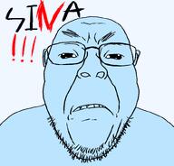 angry artist:termitesilva bald edit glasses oh_my_god_she_is_not_attractive omgsina teeth ugly variant:bernd // 803x768 // 63.9KB