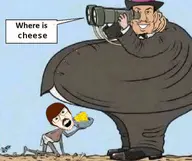 binoculars bowl_cut brown_skin cheese clothes don_turtelli ear eyebrows fedora full_body hat lee_goldson looking_at_you mustache nas:leebait nose obese open_mouth raised_eyebrow shoe smile speech_bubble suit text variant:feraljak // 500x420 // 227.3KB