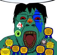 award bloodshot_eyes green_skin meta:namefags open_mouth retard spade termitesilva_(user) trevor(user) variant:bernd warrior-z_(user) // 803x768 // 276.7KB