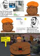 4chan anus arm ass bindi brown_skin closed_mouth clothes coinslots countrywar cow glasses goatse hand hat hindflea hinduism india indian japan jewish_nose kike meme meta:pornographic_content orange oy_vey poop poopjak shitskin shitting small_eyes smile soyjak street subvariant:massjak toilet turban variant:gapejak variant:soyak // 1080x1491 // 1.3MB