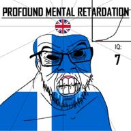 angry bald bell_curve black_eyes black_hole black_sclera british clenched_teeth closed_mouth country cracked_teeth drool ear flag flag:shetland flag:united_kingdom glasses hair iq iq_bell_curve mustache nightmare_fuel no_pupils profound_mental_retardation retard scotland shetland soyjak stubble text united_kingdom variant:feraljak wrinkles // 1024x1024 // 46.8KB