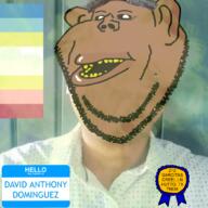 award brown_skin ear flag flag:minor_attracted_person hair hello_my_name_is_(sticker) hutto_texas map_(pedophile) open_mouth pedophile rondomi soyjak stubble subvariant:impish_amerimutt teeth texas text united_states variant:impish_soyak_ears yellow_teeth // 1080x1080 // 950.3KB