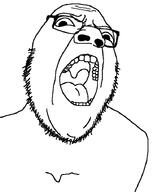 angry fat gaping_mouth nuvariant retard seething teeth tongue variant:unknown yelling // 577x723 // 51.3KB