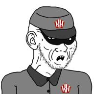 cap clothes ear glasses hat kolyma kuz old open_mouth series:administ_soyjaks shocked soyjak stubble variant:soyak white_background wrinkles // 1000x1000 // 76.3KB