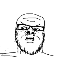 angry animated glasses mustache ponpon poyopoyo soyjak stubble variant:a24_slowburn_soyjak // 376x400 // 334.7KB