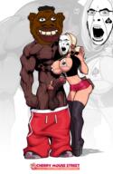2soyjaks bbc blush coomer_artstyle ear glasses hand meta:pornographic_content negro nsfw open_mouth painted_nails queen_of_spades shitaly soyjak stubble tattoo tyrone variant:cobson // 1920x2943 // 3.6MB
