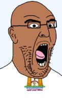 arabic_text bald egypt flag flag:new_valley gear glasses governorate hair merge new_valley open_mouth plant soyjak stubble text tongue variant:imhotep water wheat // 529x832 // 62.0KB