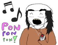 christianity clothes eyebrows female glasses hair open_mouth pon_pon_pon soyjak variant:soytan // 607x478 // 34.8KB