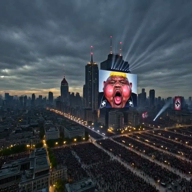 adolf_hitler ai_voice aryan brown_skin character:hunky cord crowd dictatorship germanic grok jartynigger meta:ai_generated nazi_arm_band nazi_flag nazi_germany nazi_swastika nazism screen shemmy speech subvariant:fat_alicia subvariant:hunky_twink_sex_machine uniform variant:alicia yellow_hair