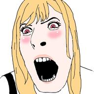 anime blond female kitagawa_marin long_hair makeup my_dress_up_darling series:foidjaks subvariant:female_cobson teeth teeth_showing variant:cobson // 400x400 // 105.0KB