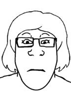 girl glasses hair neutral no_beard series:foidjaks subvariant:female_markiplier subvariant:neutralplier variant:markiplier_soyjak woman // 600x800 // 6.0KB