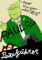 PaulMcPear flag mine pear propaganda smile subvariant:wholesome_soyjak variant:gapejak // 350x500 // 90.6KB