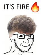 emoticon fire glasses happy its_over meta:tagme stubble text variant:soyak zoomer zoomer_hair // 454x577 // 186.3KB