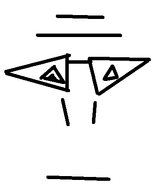 glasses neutral simple triangle_eyes variant:markiplier_soyjak white_background // 356x446 // 4.5KB