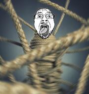 glasses hair irl mustache open_mouth rope soyjak stubble tongue tranny variant:bernd // 1000x1068 // 905.7KB