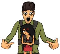 angry arm body child ear excited frown green_eyes hand looking_at_you maya_(ongezellig) ongezellig open_mouth pointing ravi_(ongezellig) shading soyjak stubble suspenders variant:shirtjak // 618x559 // 46.5KB