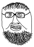 glasses hair open_mouth stubble template variant:clarkjak // 325x447 // 55.4KB