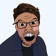 angry brazil christianity clothes glasses hair he_will_always_be_a_gem jacksepticeye looking_at_you miguel_oliveria mustache of_the_king_the_power_the_best open_mouth pastor soyjak stubble teeth template transparent_background variant:feraljak youtube // 1500x1500 // 318.1KB