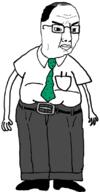 balding body clothes dilbert glasses hair necktie old soyjak variant:chudjak wally_(dilbert) // 580x1114 // 174.0KB