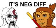Warrior-Z(user) kratos monkey scared smile smirk smug subvariant:doctos sun_wukong variant:chudjak variant:soyak // 1000x500 // 14.9KB