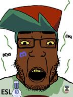 award badge boyfriend_(friday_night_funkin') brown_skin bug cap closed_mouth clothes discord discord_logo_facial_mark facial_mark flag:minor_attracted_person flies fnf_pedo friday_night_funkin' glasses green_hair hair hat love_is_love map_(pedophile) neutralplier_award open_mouth pedophile rotten_teeth series:esl_pedo_league shitskin soyjak stinky stubble subvariant:chudplier sweating teeth template text trend:slopjak variant:chudjak variant:markiplier_soyjak white_background yellow_sclera yellow_teeth // 600x800 // 36.5KB