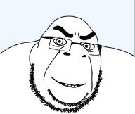 beard closed_mouth eyebrows glasses looking_at_you smile subvariant:ogreson transparent_background variant:cobson // 872x737 // 15.3KB