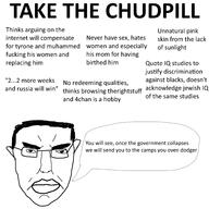 angry closed_mouth ear glasses hair soyjak speech_bubble subvariant:pol_face text variant:chudjak // 3464x3464 // 873.1KB