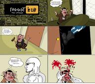 ack amerimutt anti_mutt artist:romanian_schizo bbc blood brick buff canada closed_mouth country dead death dildo door eyes_popping flag glasses hand holding_dildo judaism meta:tagme nordic_chad obese pornhub side_profile soychad soyjak speech_bubble stubble text variant:soyak wall // 2450x2174 // 299.1KB