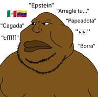 angry beard brown_skin emoticon flag:mexico flag:venezuela spanish_text variant:meximutt white_background // 735x728 // 39.6KB