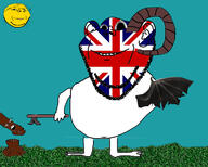 3soyjaks angry arm axe background beard british closed_mouth country ear flag flag:united_kingdom foot glasses grass hand holding_axe holding_object horn leg nature open_mouth sky smile soyjak stubble subvariant:wholesome_soyjak sun tree union_jack united_kingdom variant:feraljak variant:gapejak variant:impish_soyak_ears wing // 1200x965 // 612.7KB