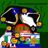award brap faggot fart israel italy judaism lgbt map_(pedophile) name_tag nigger pedophile protect_trans_kids queen_of_spades shitskin t50_eyes tranny trend:slopjak variant:feraljak yellow_sclera yellow_teeth // 1024x1024 // 559.8KB