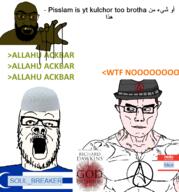 atheism beard fedora glasses greentext islam mick_(namefag) orangetext puppeteer soul_breaker_(user) stubble subvariant:muscular_chud subvariant:tetojak variant:a24_slowburn_soyjak variant:chudjak variant:feraljak // 1063x1138 // 384.5KB