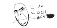 angry anti_cobson closed_mouth coal frown glasses soyjak stubble text variant:cobson // 500x250 // 28.4KB