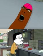 bbc black_skin cartoon clothes hair its_over morty penis rick_and_morty rick_sanchez text variant:chudjak variant:cobson white_skin // 536x687 // 330.4KB