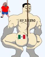 amerimutt broly_culo hanging mexico noose satoko_houjou(namefag) series:mexico_is_white tattoo variant:chudjak // 1100x1400 // 93.5KB