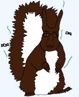 animal brown_hair bug esl flies fly fnf_pedo series:animaljaks series:esl_pedo_league squirrel squirreljak stink_lines stinky subvariant:chudplier variant:chudjak variant:markiplier_soyjak yellow_sclera // 680x830 // 17.7KB