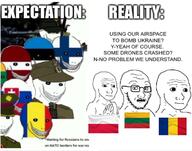 butthurt_belt closed_mouth estonia finland flag flag:estonia flag:finland flag:latvia flag:lithuania flag:poland flag:romania glasses hair hand latvia lithuania meta:tagme military military_uniform open_mouth poland romania russia scared subvariant:soyak_(concerned) teeth variant:soyak wojak // 1188x937 // 159.3KB