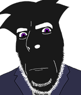 black_skin black_watch_(user) closed_mouth clothes gray_skin hair looking_at_you meta:namefags necktie purple_eyes stubble suit vantablack_skin variant:cobson // 775x900 // 20.5KB