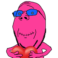 animated arm closed_mouth doll_(user) glasses hand heart holding_heart holding_object nipple pink_skin poyopoyo smile soyjak stubble subvariant:wholesome_soyjak variant:gapejak // 265x400 // 260.2KB