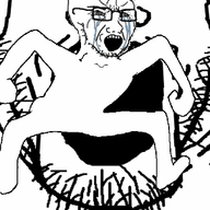 2soyjaks animated bloodshot_eyes crying full_body open_mouth soyjak stubble variant:markiplier_soyjak variant:soyak vore // 293x293 // 866.5KB