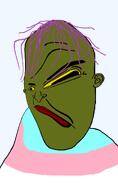 big_nose brown_skin distorted flag:transgender_pride_flag no_glasses no_stubble slopjak subvariant:vlodpedo tranny transgender_flag troon variant:unknown variant:vlodson // 800x1300 // 171.4KB