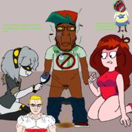 ack award brown_skin brown_troonjak discord discord_logo_facial_mark esl facial_mark flag flag:minor_attracted_person flag:poland fnf_pedo froge girlfriend_(friday_night_funkin') meta:tagme murder_drones piss poland rope small_pecker_humiliation stubble subvariant:muscular_chud v_(murder_drones) variant:chudjak variant:markiplier_soyjak yellow_hair // 2048x2048 // 361.2KB