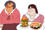 food japanese_food kagura_(azumanga_daioh) koyomi_mizuhara variant:meximutt // 1489x1001 // 490.9KB